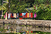 Kerala backwaters, travelling the neighborhood by public ferry service from  Alleppey to Kumbakonam. 